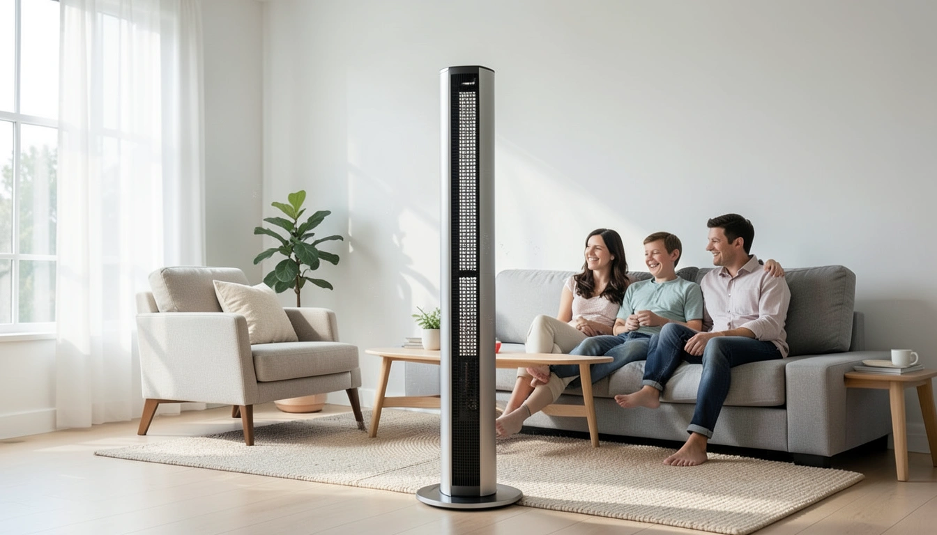 날개 없는 타워선풍기, 안전함 그 이상의 가치 (BLDC & 저소음)